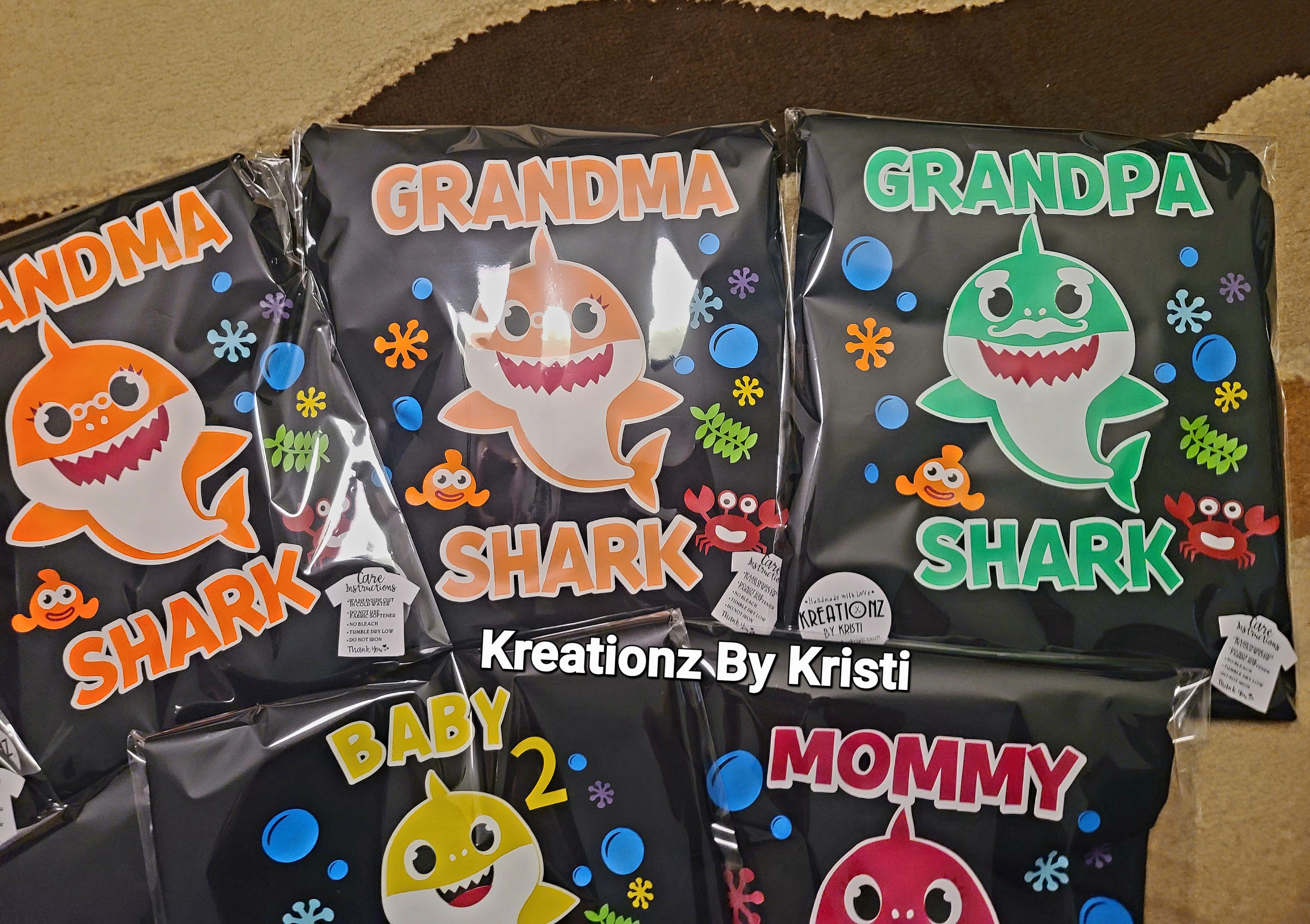 Baby Shark Custom Shirt - Custom Birthday Outfit