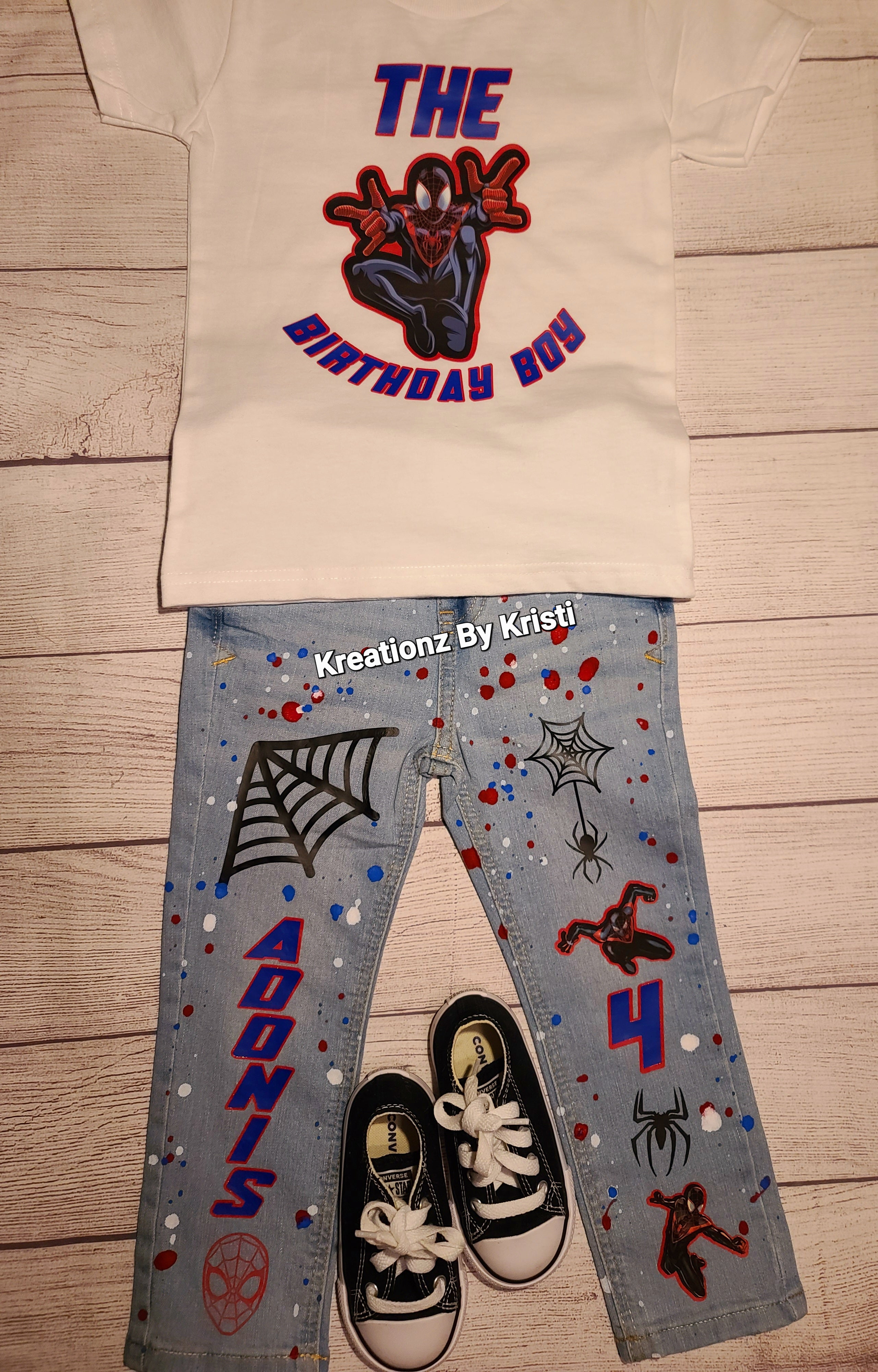 Spider Man - Custom Birthday Outfit