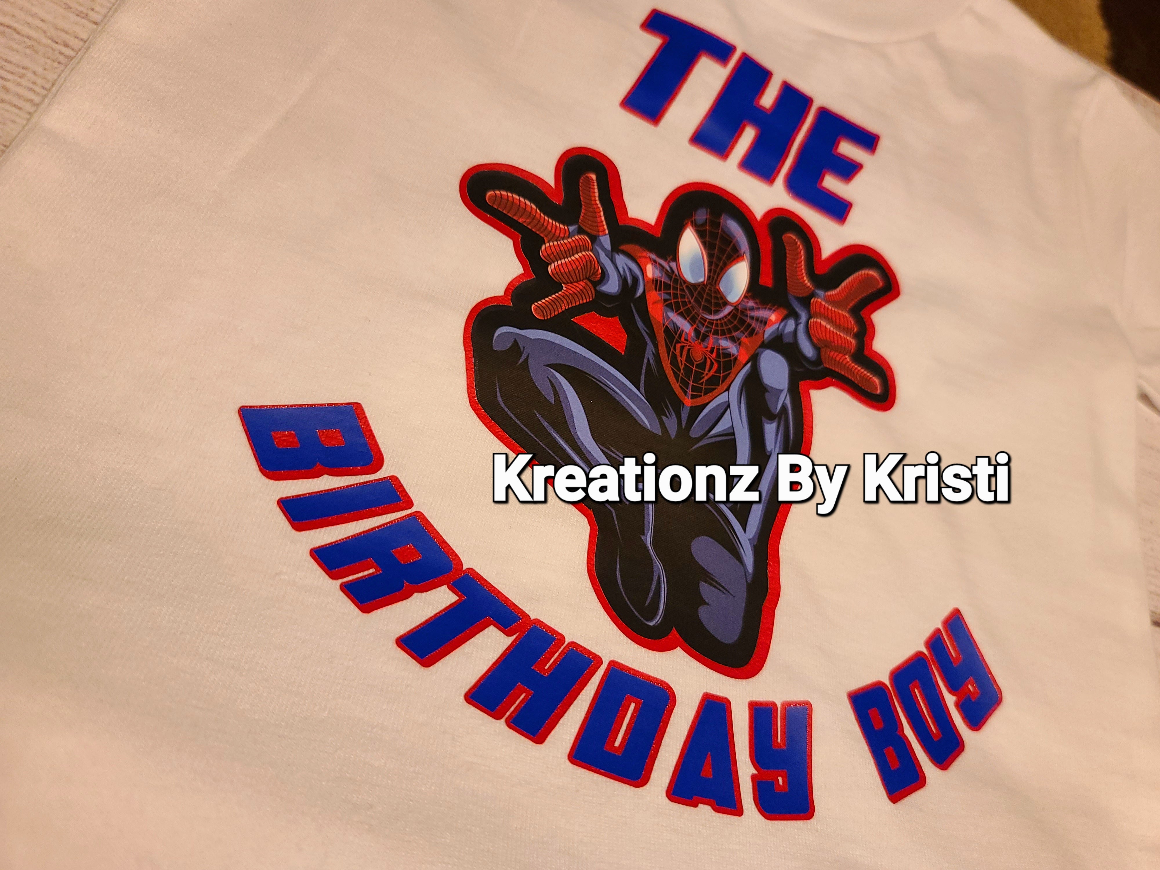 Spider Man - Custom Birthday Outfit