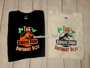 Custom Jurassic Park birthday shirt - Bleached Tees - Sweatshirts - Sublimination T-Shirts