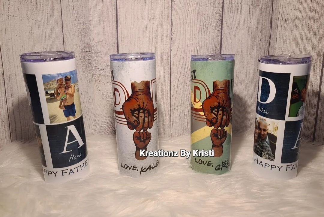 Custom Dad/Father's Day 20 oz tumbler cup