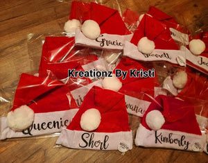Custom Santa Hats/Elf - Christmas Elfs, Ornaments, Wreaths,etc