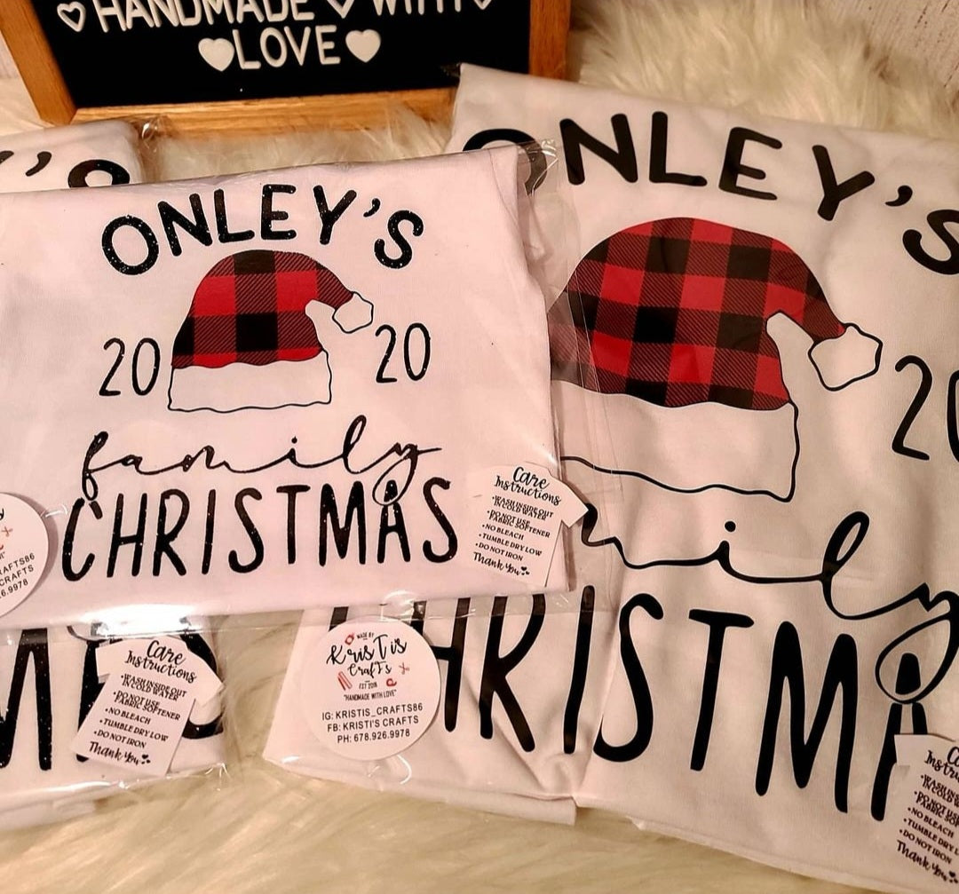 Custom Christmas Family shirts - Bleached Tees - Sweatshirts - Sublimination T-Shirts
