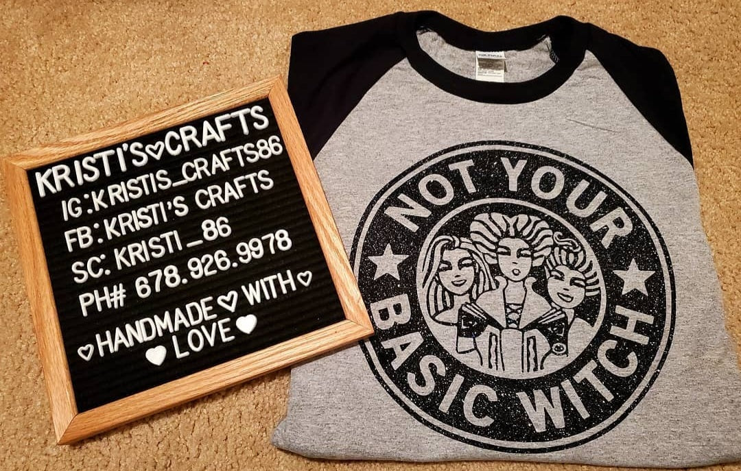 Custom Not Your Basic Witch Shirt - Bleached Tees - Sweatshirts - Sublimination T-Shirts