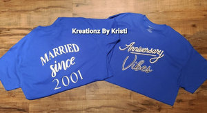 Anniversary Shirts - Married Since - Personalized Shirt