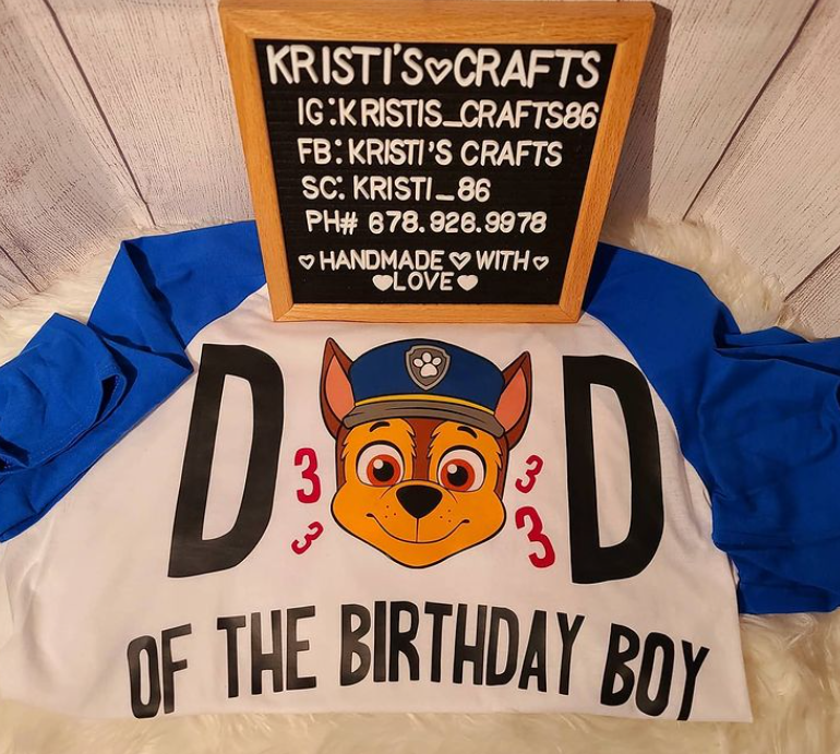 Paw Kristi Shirts Chase - Birthday Birthday Personalized Custom Boy – Kreationz Patrol By -