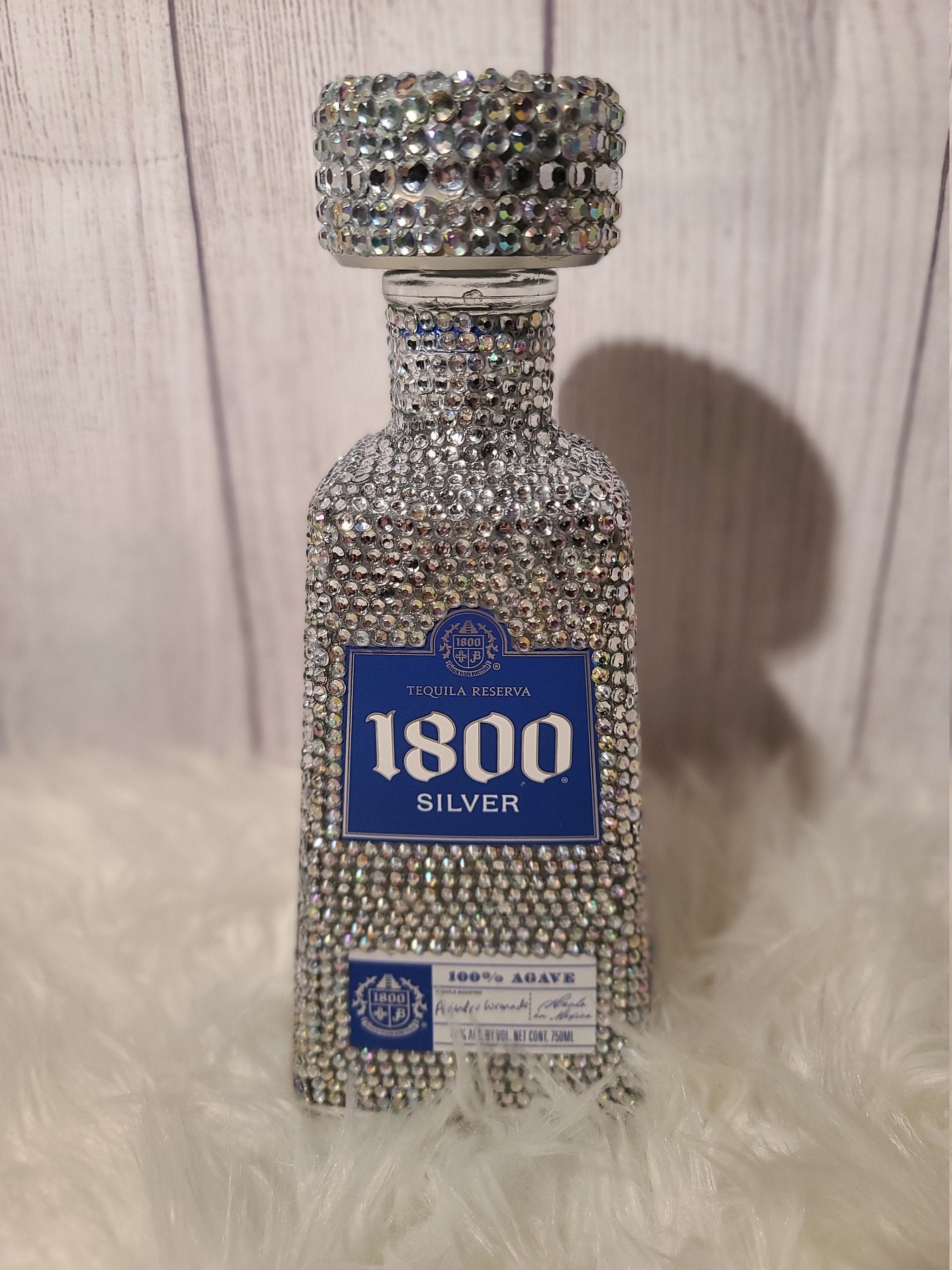 Customized newest bling alcohol bottles