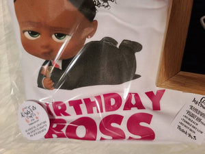 Boss Baby Birthday Girl Shirts - Party - Boss Baby Girl Theme - Boss Baby Girl Tee